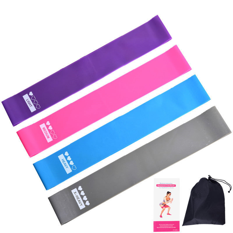Online Planet FlexPro™ Widerstandsbänder Set – 4 Stärken für Muskelaufbau & Stretching