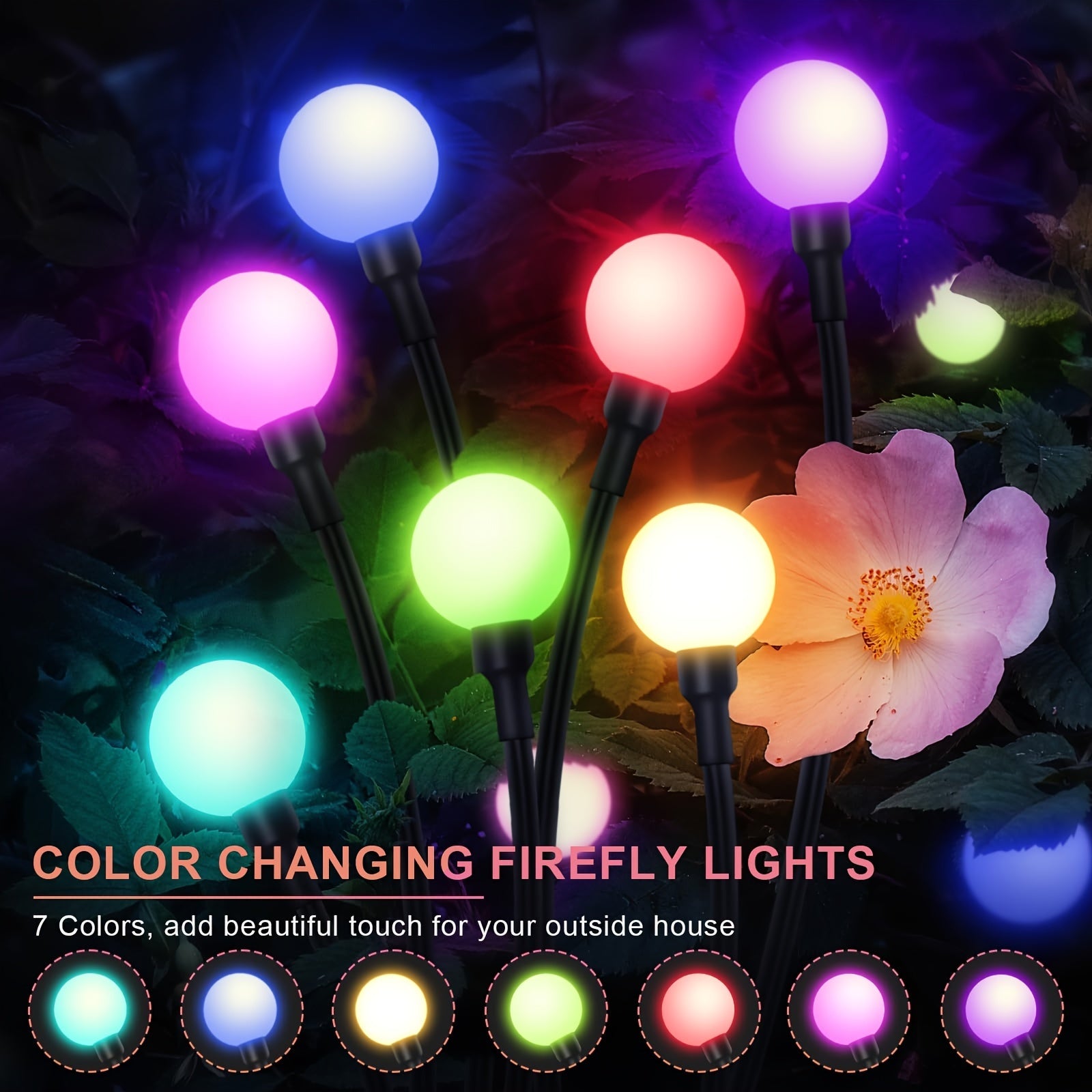 Online Planet GardenGlow™ – Solar LED Gartenlichter, flexibel formbar