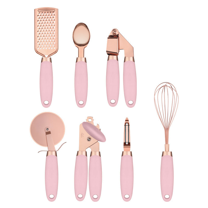Online Planet KitchenPro™ – 7-teiliges Premium Küchenhelfer-Set aus Edelstahl