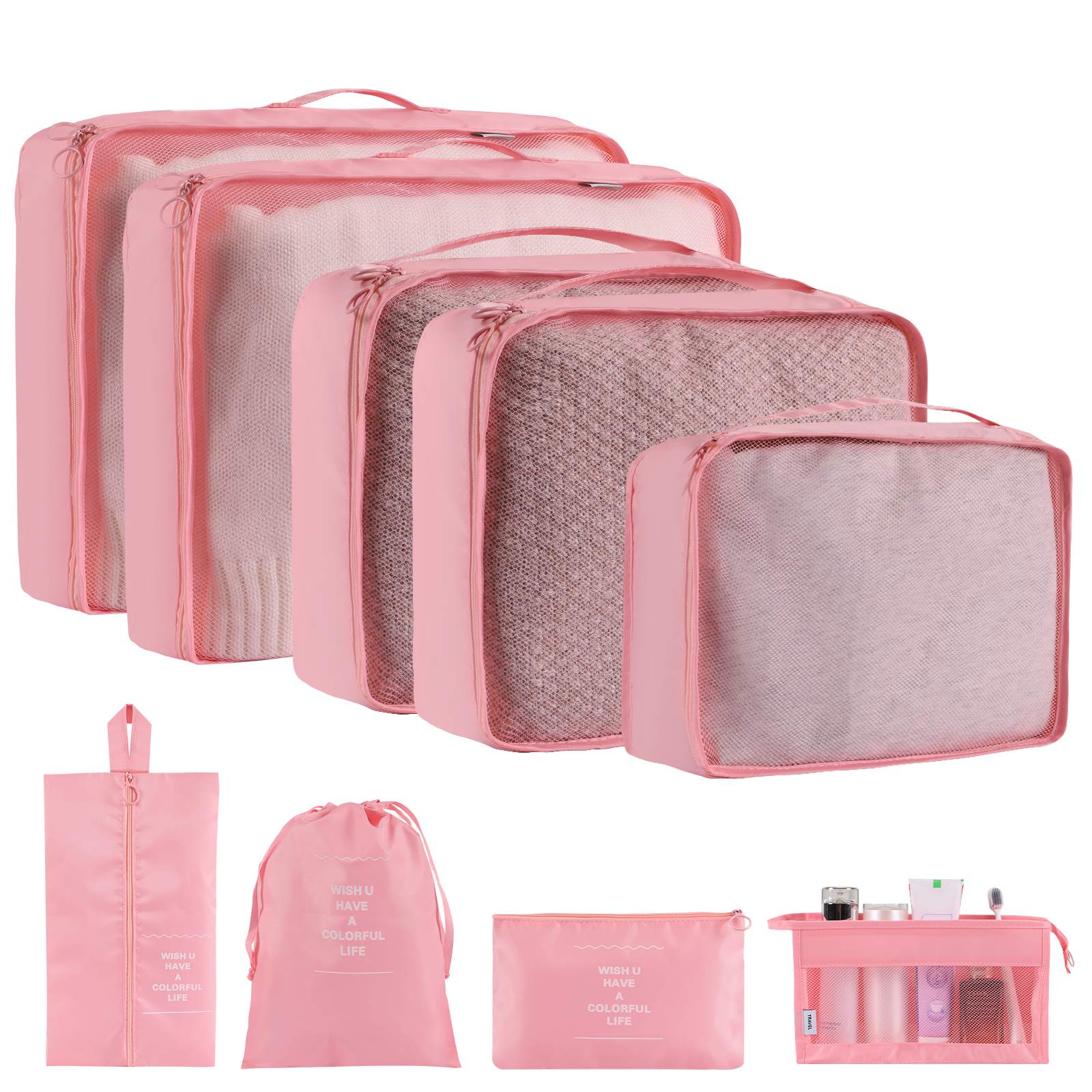 Online Planet TravelPack™ – Reise-Organizer Set (8-10 Taschen)
