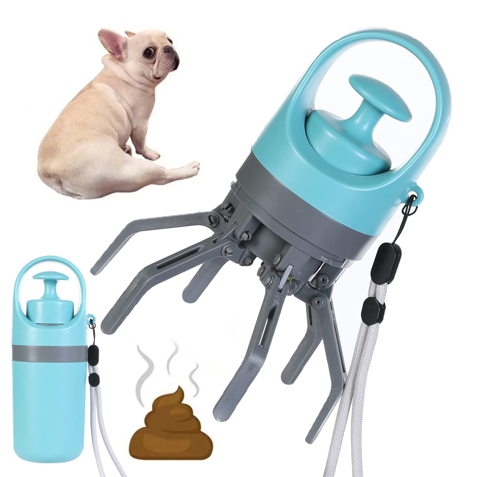 Online Planet PawClean™ – Tragbarer Hundekot-Sammler mit integriertem Beutelspender