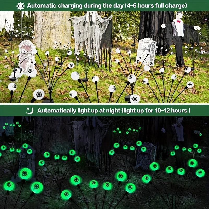 Online Planet SpookyGlow™ – Solar LED Garten-Augenlichter für Halloween & Partys