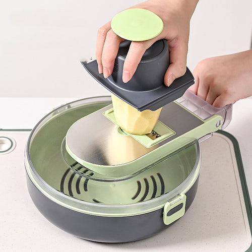 Online Planet ChopMaster™ – Multifunktionaler Gemüseschneider mit 8 Klingen