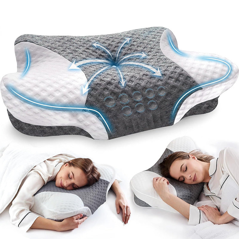 Online Planet NeckRelief™ – Ergonomisches Memory Foam Nackenkissen gegen Verspannungen