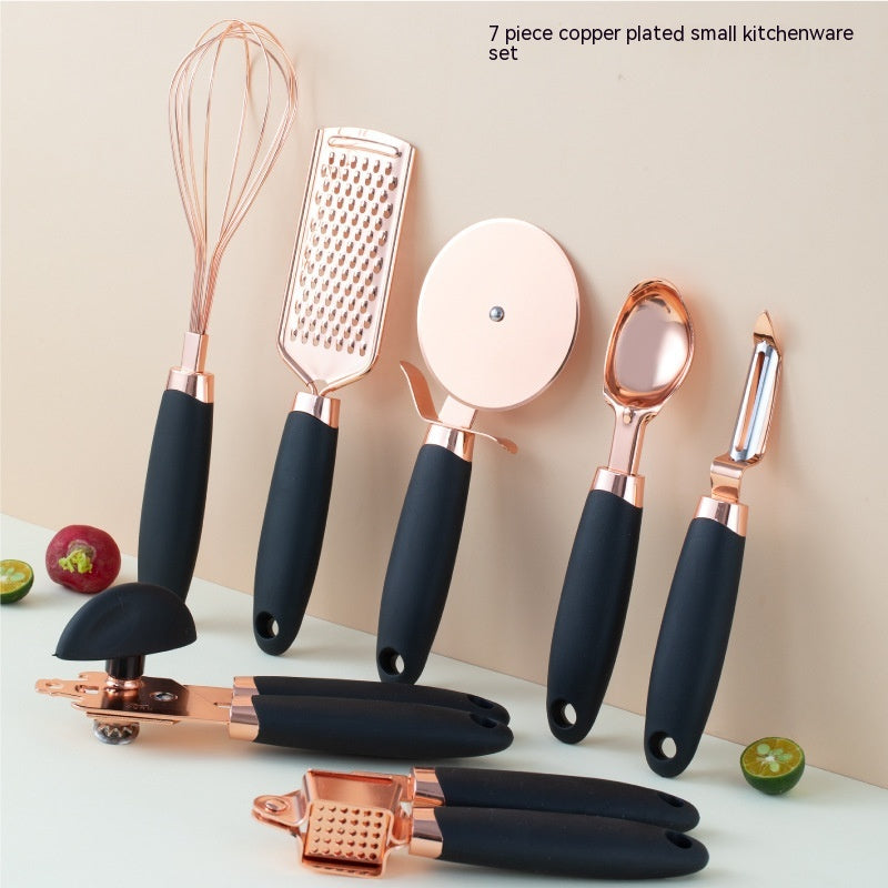 Online Planet KitchenPro™ – 7-teiliges Premium Küchenhelfer-Set aus Edelstahl