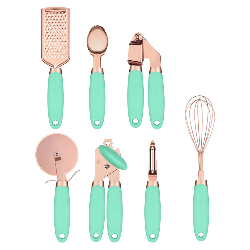 Online Planet KitchenPro™ – 7-teiliges Premium Küchenhelfer-Set aus Edelstahl