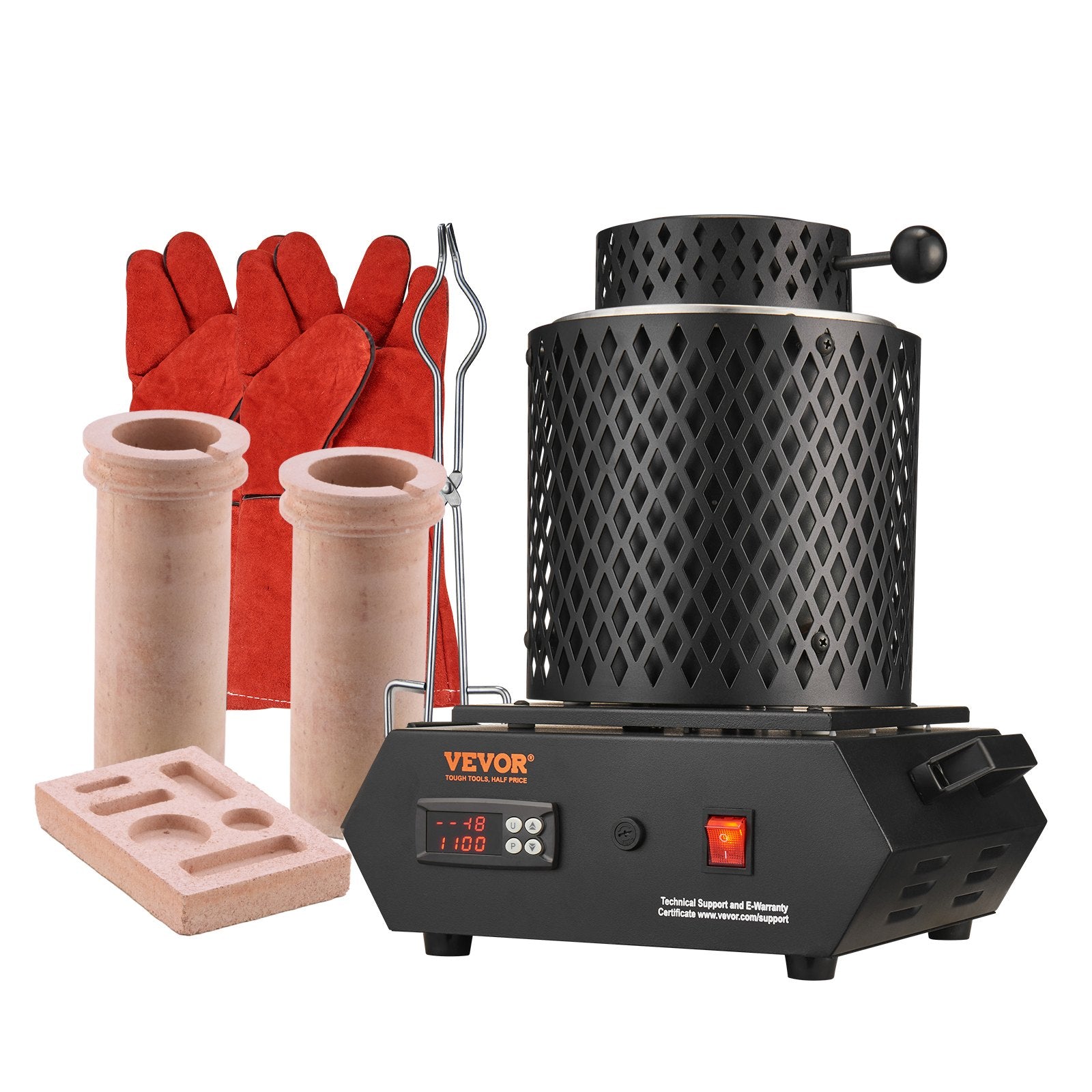 Online Planet SchmelzMeister Pro™ – 1350W Elektrischer Schmelzofen bis 1150°C