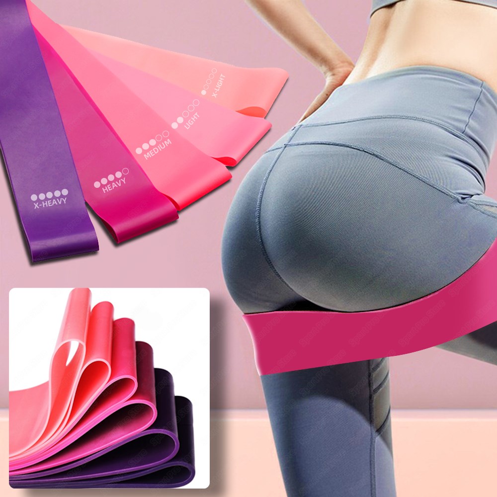 Online Planet FlexPro™ Widerstandsbänder Set – 4 Stärken für Muskelaufbau & Stretching