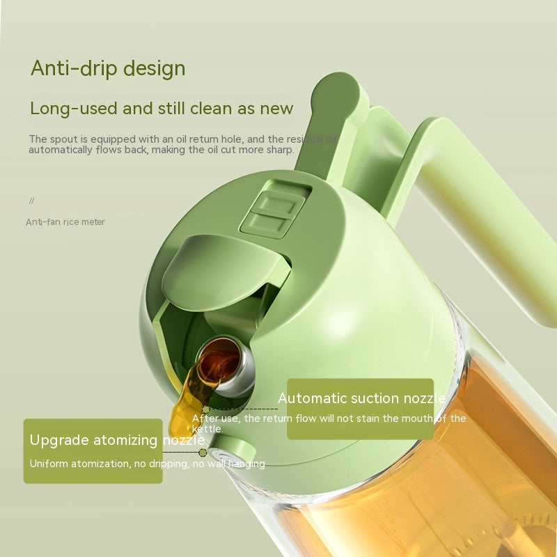 Online Planet OilMist™ – Premium Glas Ölsprüher, auslaufsicher & dosierbar
