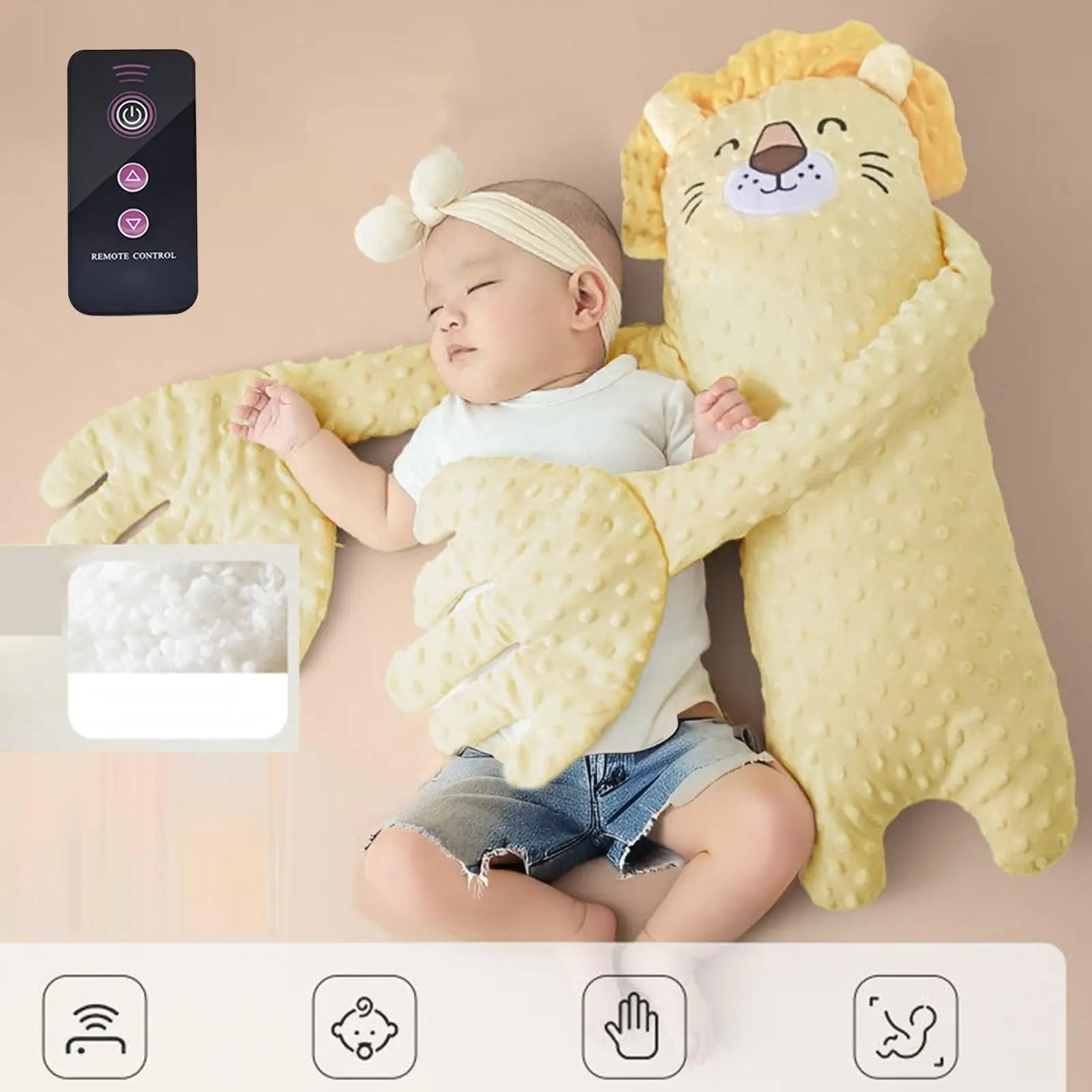 Online Planet SleepPat™ – Automatisches Baby-Einschlafkissen mit Fernbedienung