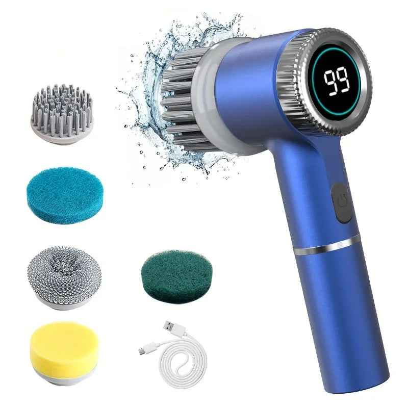 Online Planet PowerScrub™ – Elektrischer Reinigungs-Scrubber für Bad, Küche & Auto