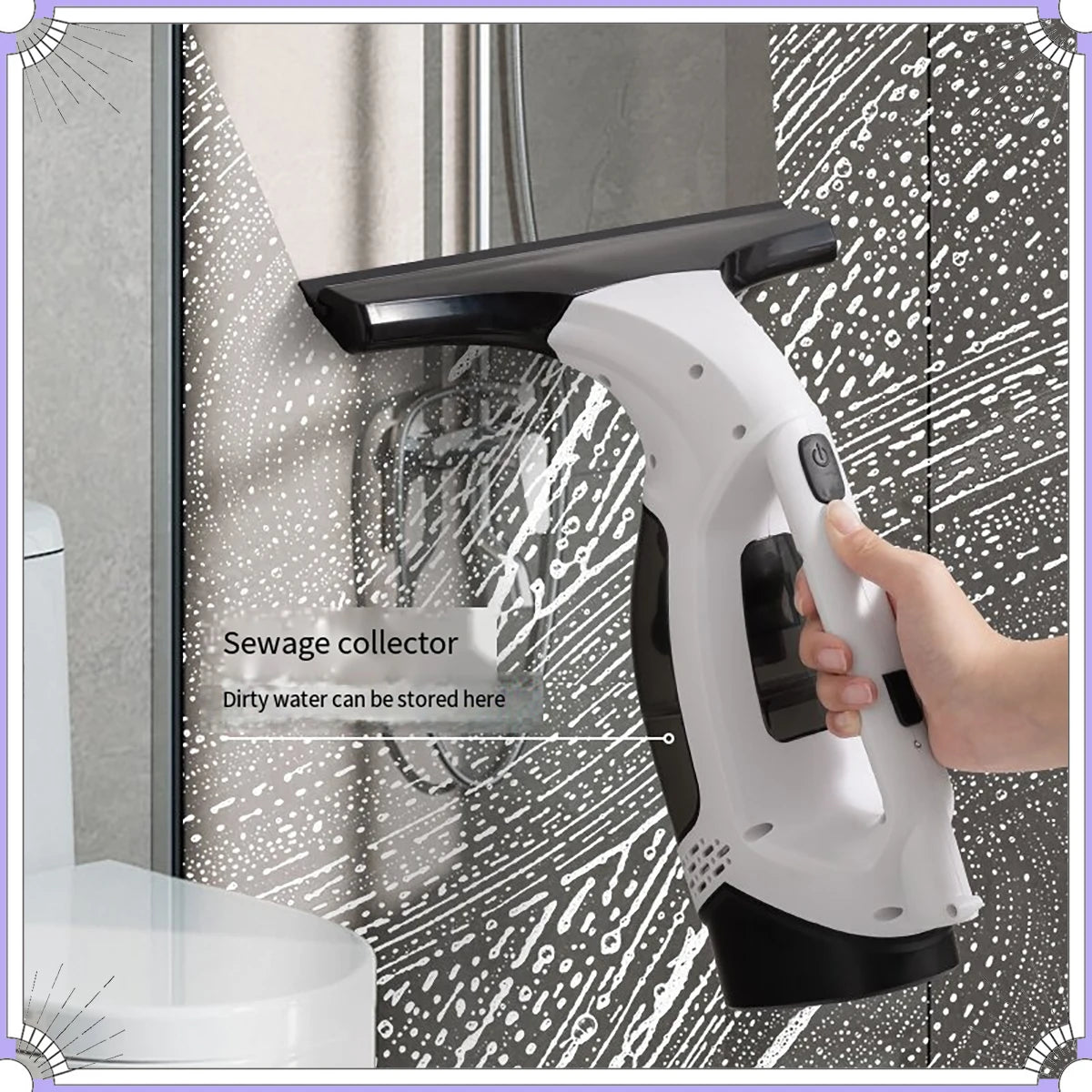 Online Planet ClearView™ – Kabelloser Fensterreiniger für streifenfreie Fenster