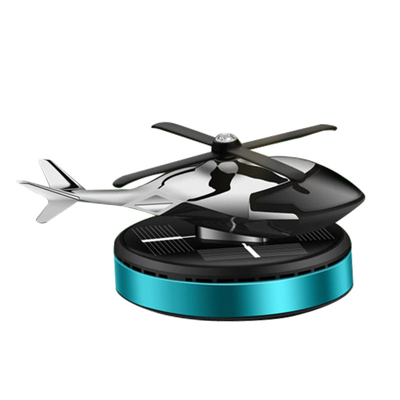 Online Planet HeliScent™ – Solar Helikopter Autoduft mit rotierendem Propeller