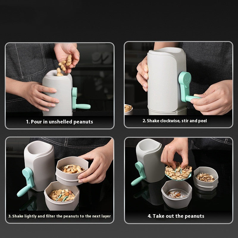 Online Planet NutCracker™ – Automatischer Erdnuss-Schäler für die Küche