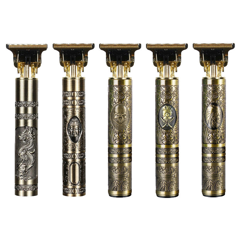 Online Planet Precision™ – Kabelloser Premium Metall Trimmer für exakte Konturen & Fade Cuts