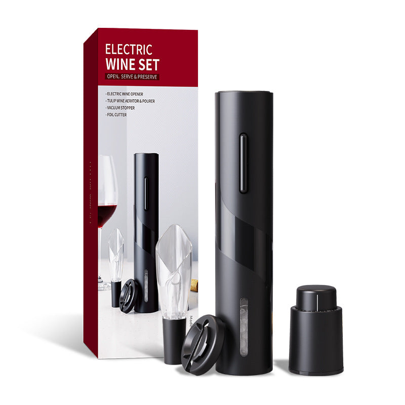 Online Planet WineOpener™ – Elektrischer Weinflaschenöffner, USB aufladbar mit LED-Licht