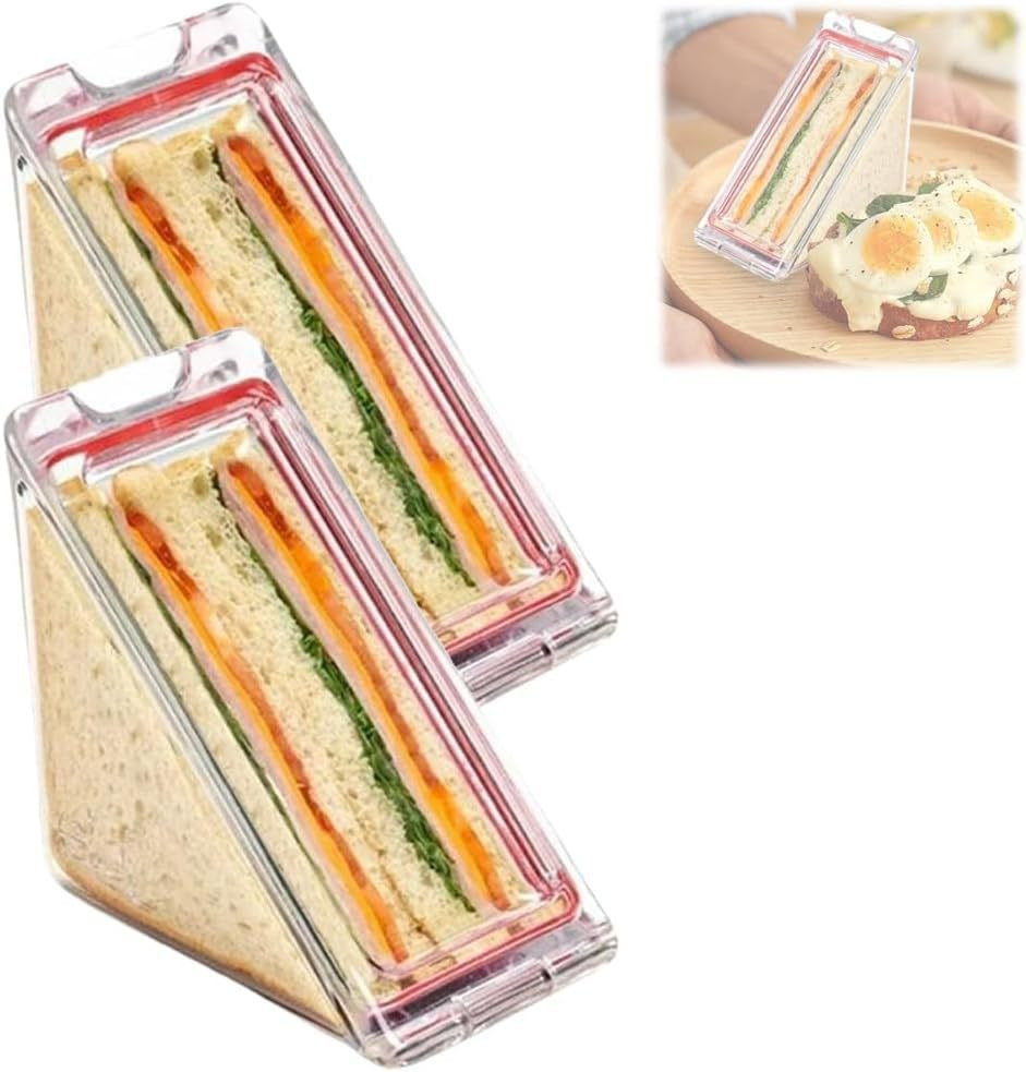 Online Planet FreshKeeper™ – Magnetische Sandwich-Box mit Dreieck-Design
