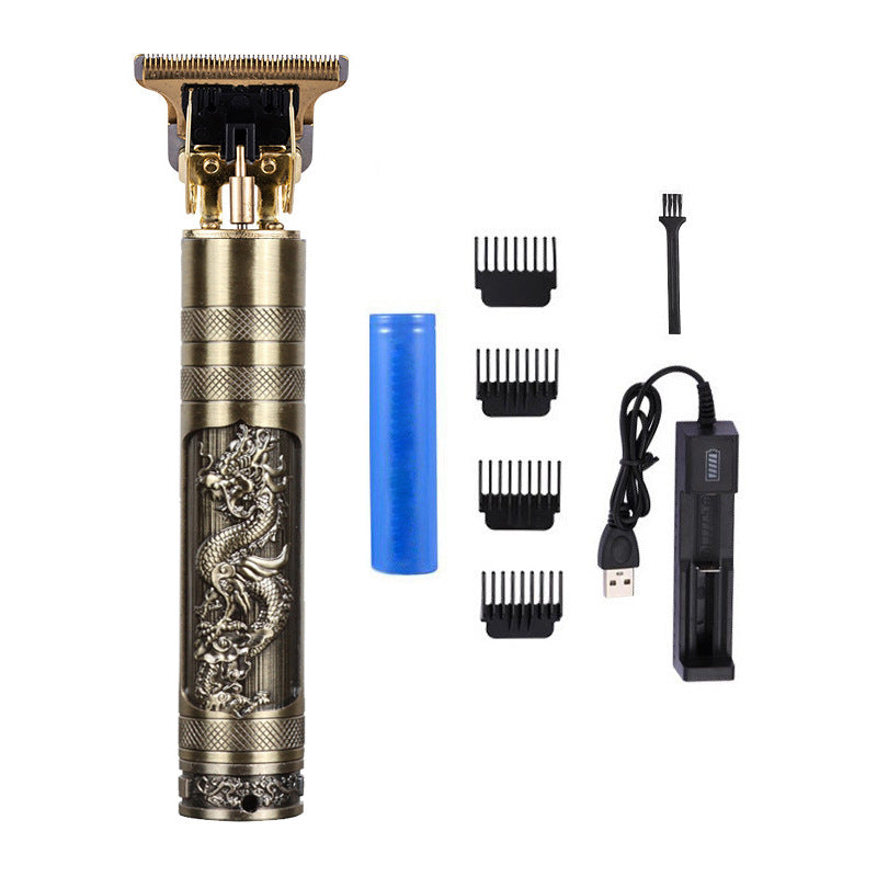 Online Planet Precision™ – Kabelloser Premium Metall Trimmer für exakte Konturen & Fade Cuts